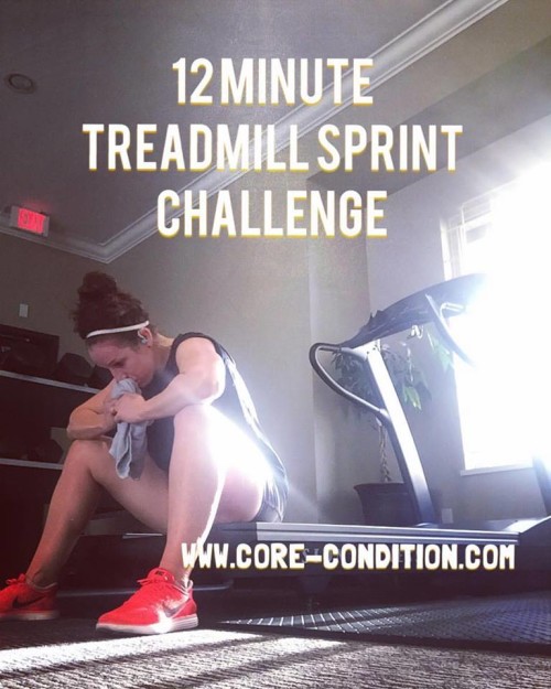 12 Minute Treadmill Sprint Challenge