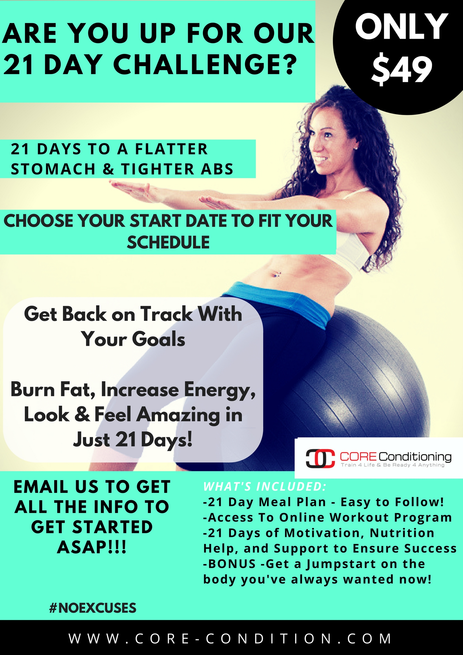 Are You Ready To Take Our 21 Day Challenge? Start Whenever You Want!