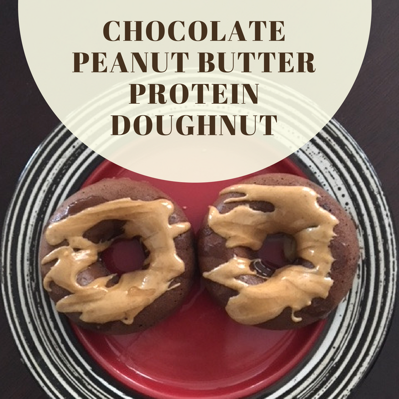 Chocolate Peanut Butter Protein Doughnut Recipe